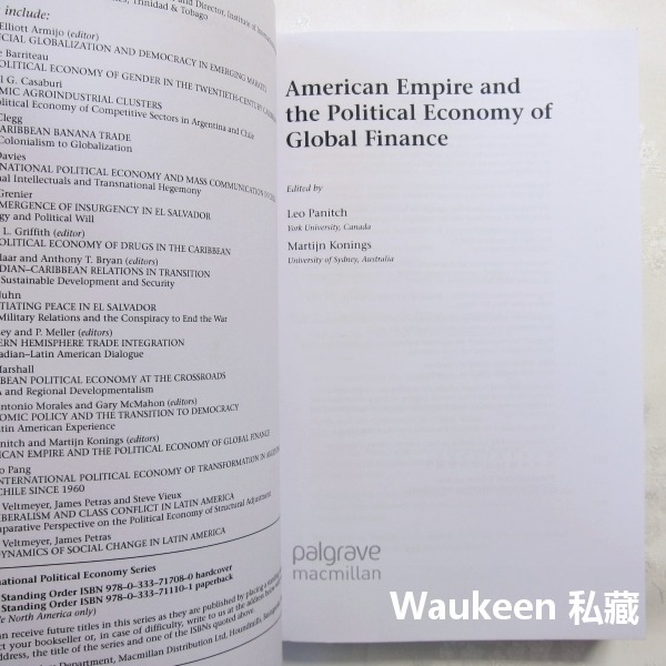 美帝國與環球金融政治經濟學 American Empire and the Political Economy of G-細節圖2
