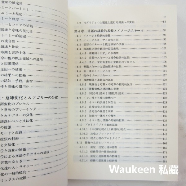 認知文法論 日本語研究叢書 山梨正明 Yamanasi Masaaki ひつじ書房 語言研究 認知機制 語言學習-細節圖6