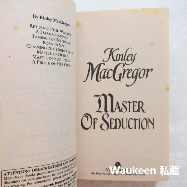 魅惑大師 Master of Seduction 金莉麥奎格 Kinley MacGregor 暗夜獵人作者 中世紀羅曼-細節圖2