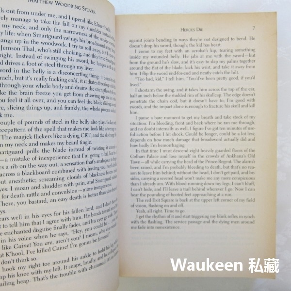 英雄死得早 Heroes Die 馬修史托佛 Matthew Stover 刺客 奇幻小說-細節圖8