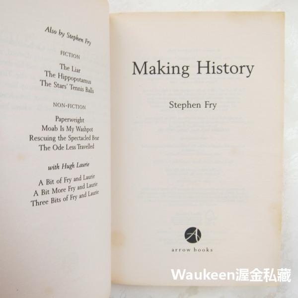改寫歷史 Making History 史蒂芬弗雷 Stephen Fry 任憑擺佈的網球作者 科幻小說 希特勒-細節圖4
