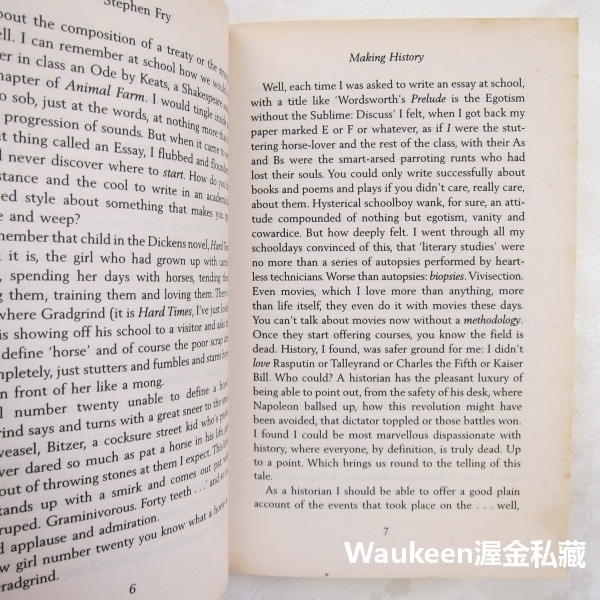 改寫歷史 Making History 史蒂芬弗雷 Stephen Fry 任憑擺佈的網球作者 科幻小說 希特勒-細節圖7