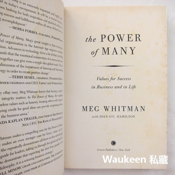 眾志成城 生活與事業兼顧的成功價值觀 The Power of Many 梅格惠特曼 Meg Whitman eBay-細節圖3