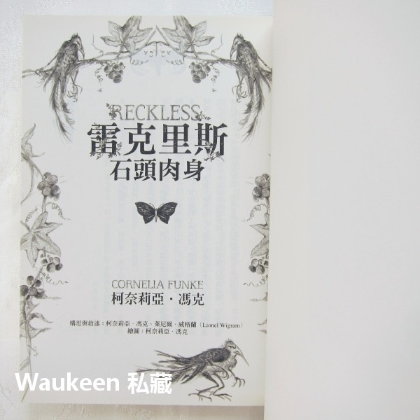 雷克里斯 石頭肉身 Reckless 柯奈莉亞馮克 Cornelia Funke 墨水心作者 大田出版 犯罪懸疑 奇幻小-細節圖4