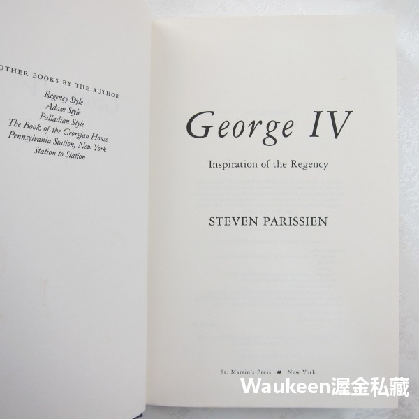 喬治四世 攝政時代的啟發 George IV Regency 史蒂文派瑞森 Steven Parissien 自傳傳記-細節圖4