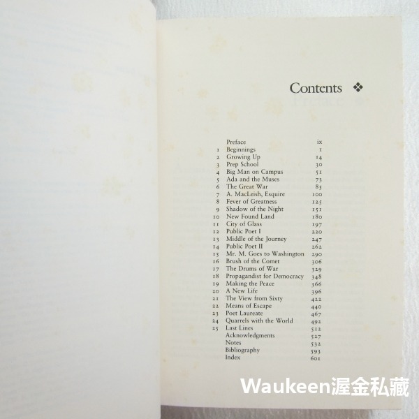 阿契博得麥克列許傳 一個美國人的一生 Archibald MacLeish An American Life 自傳傳記-細節圖5