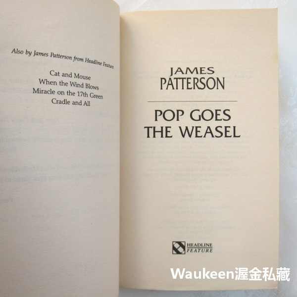 黃鼠狼快跑 Pop Goes the Weasel 詹姆斯派特森 James Patterson 厄運再臨作者 驚悚懸疑-細節圖5