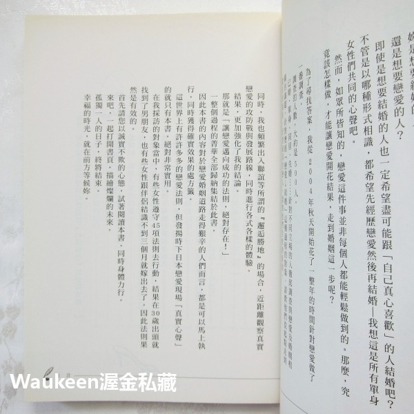 黃金剩女結婚大作戰 必ず結婚できる45のルール にらさわ あきこ Akiko Nirasawa 青文出版社 婚姻人生大事-細節圖3