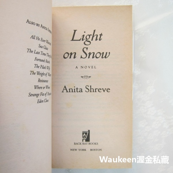 光鑑瑞雪 Light On Snow 艾妮塔雪瑞佛 Anita Shreve 飛行員之妻作者 當代小說-細節圖3