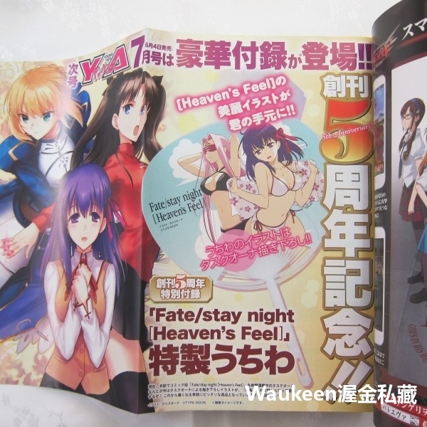 Young Ace ヤングエース 2015年6月號 武內崇 長門有希 命運停駐之夜 預示之花 Fate/stay nig-細節圖2