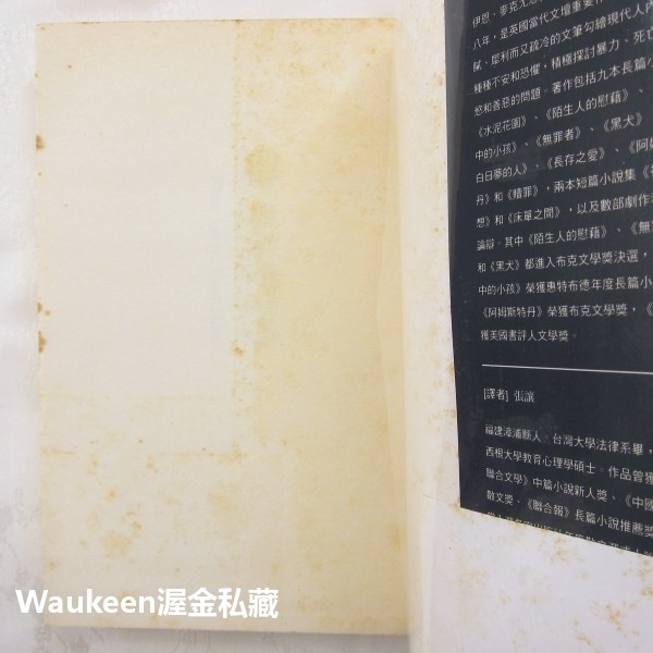 初戀異想 First Love Last Rites 伊恩麥克尤恩 Ian McEwan 毛姆獎得獎作品 商周出版-細節圖3