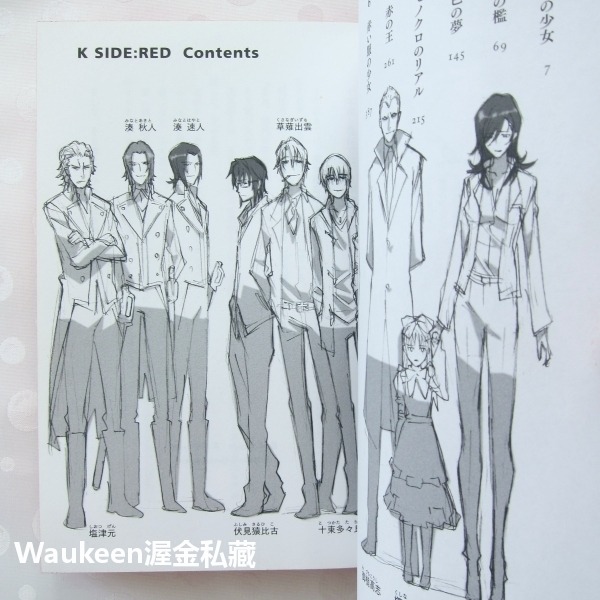 K SIDE RED 來樂零 来楽零 GoRa 鈴木信吾 狂野火焰 赤之王 周防尊 吠舞羅 講談社 BOX 日本科幻輕小-細節圖5