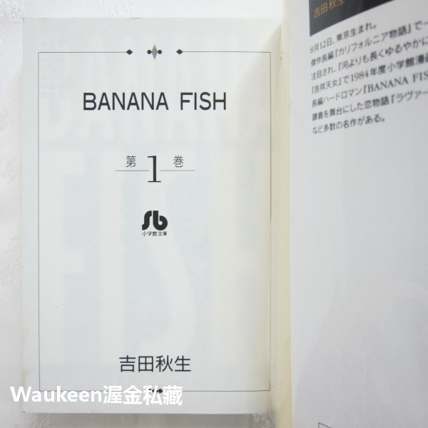 香蕉魚 1 Banana Fish 吉田秋生 Akimi Yoshida 吉祥天女作者 科西嘉黑手黨 越戰 磯村洋祐 竹-細節圖2
