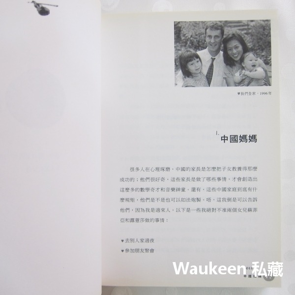 虎媽的戰歌 Battle Hymn of the Tiger Mother 蔡美兒 Amy Chua 文化衝突 生活教養-細節圖7