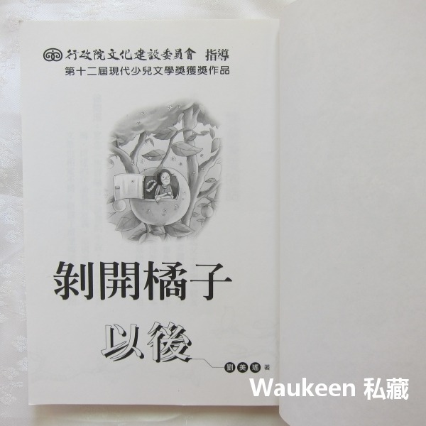 剝開橘子以後 劉美瑤 青少年文學 社會與家庭 溫馨勵志 九歌出版社 兒童讀物-細節圖3