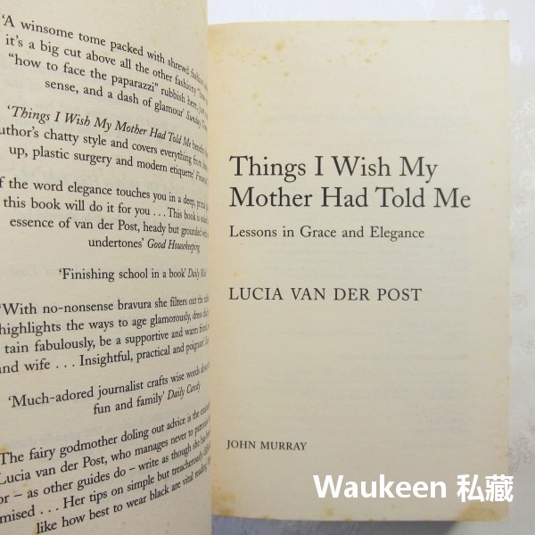 風度與優雅的必修課 Lessons in Grace and Elegance Lucia Van Der Post-細節圖3
