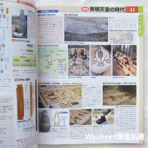 詳說日本史圖錄第7版 詳説日本史図録 山川出版社 邪馬台國 繩文 彌生 大化改新 齊名天皇 酒船石遺跡 奈良時代 日本史-細節圖8