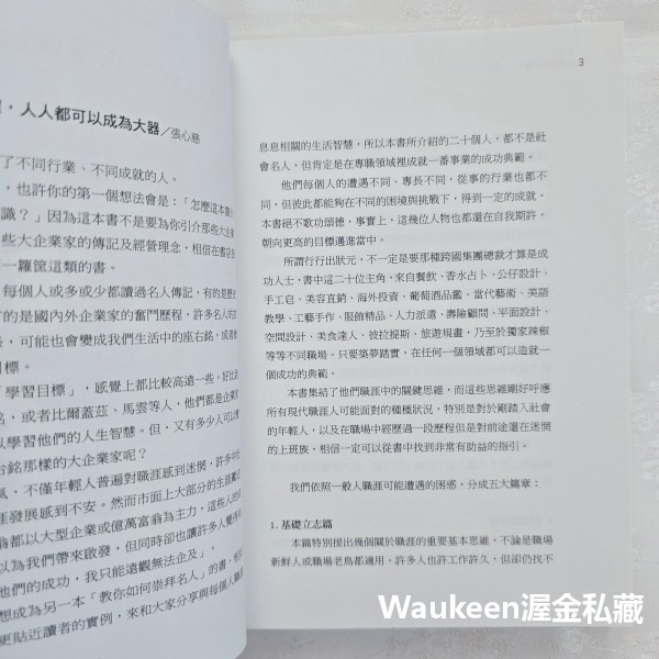 大器 20個職涯人的生涯發展教戰守則 張心慈 布克文化 職場工作 溝通協調 心理勵志-細節圖2