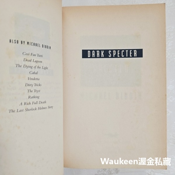 幽魂 Dark Specter 麥可狄布丁 Michael Dibdin 神探任恩 Zen 金匕首獎得主 BBC電視影集-細節圖3