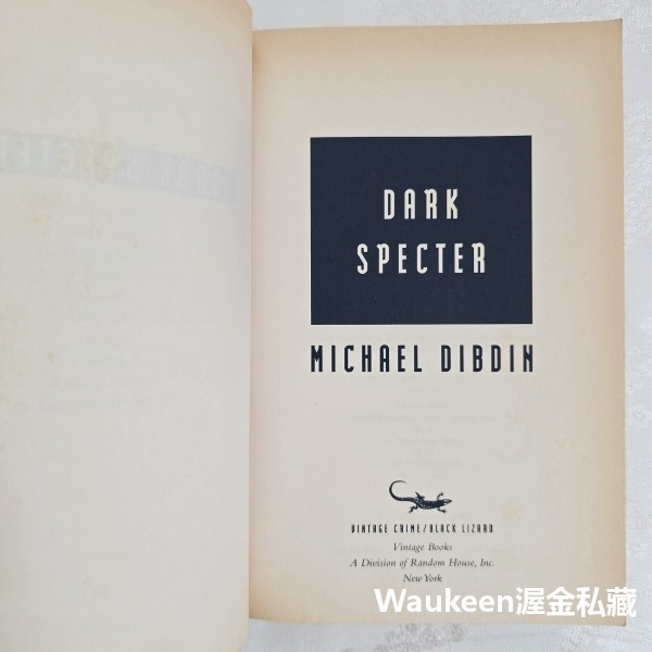 幽魂 Dark Specter 麥可狄布丁 Michael Dibdin 神探任恩 Zen 金匕首獎得主 BBC電視影集-細節圖4
