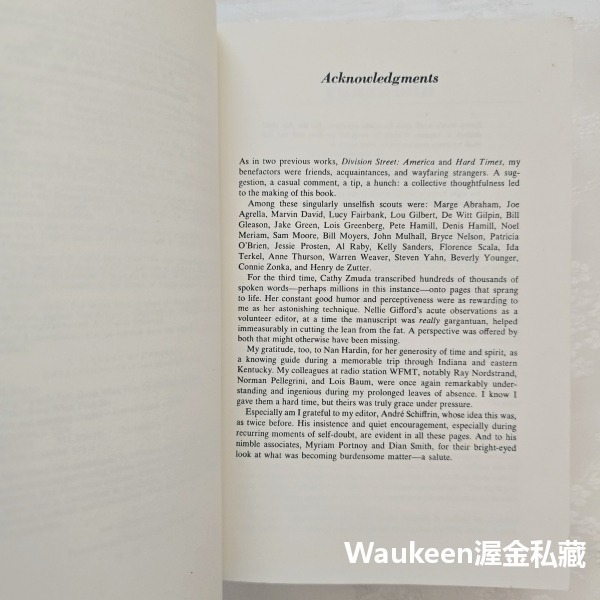 做工 百業頭路甘苦談 Working 史塔茲特克爾 Studs Terkel 勞工 工運 階級鬥爭 社會主義 政治-細節圖6