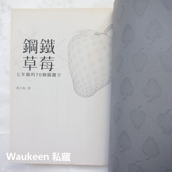 鋼鐵草莓 七年級的 70 個關鍵字 藍白拖 時報出版 工作 另一半 年輕人 文學散文-細節圖3