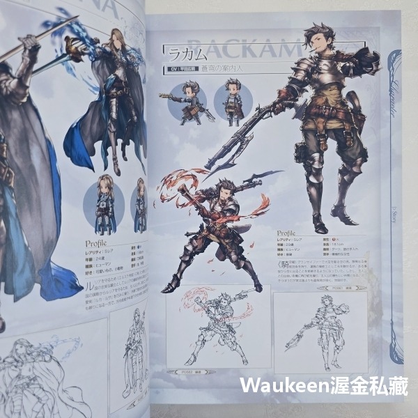 碧藍幻想 GRANBLUE FANTASY 遊戲公式設定資料集 グランブルーファンタジー GRAPHIC ARCHIVE-細節圖5