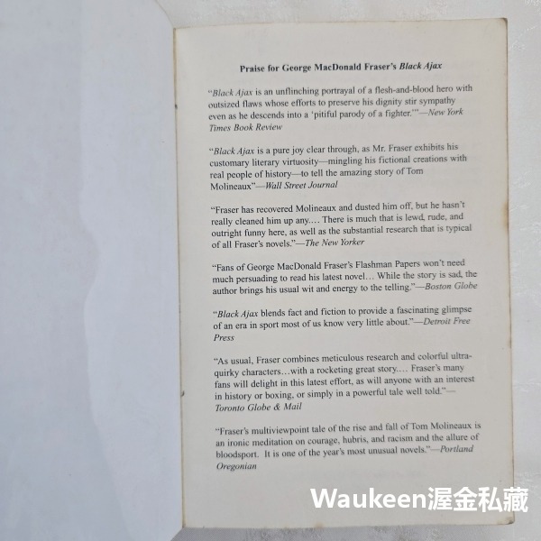 黑色艾阿斯 Black Ajax 喬治費雪 George MacDonald Fraser 赤手拳擊 英國拳王 歷史小說-細節圖2