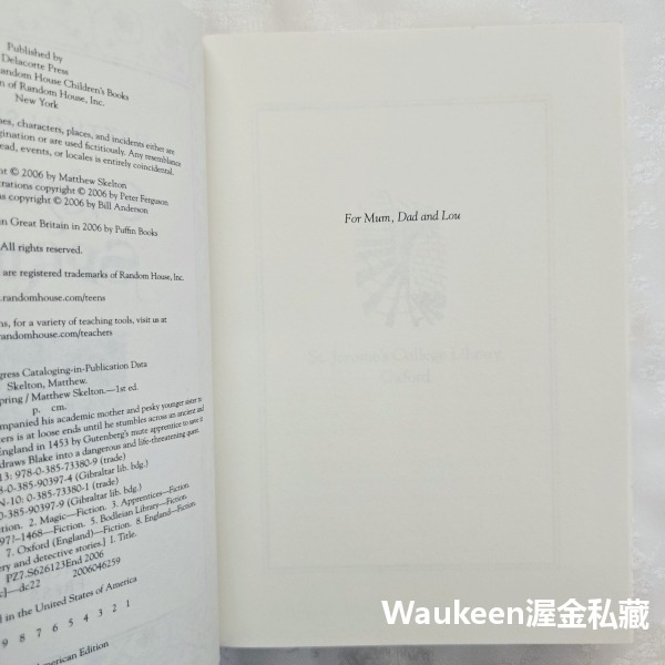 無字天書 Endymion Spring 馬修史坎頓 Matthew Skelton 印刷術 古騰堡 圖書館 浮士德 青-細節圖6