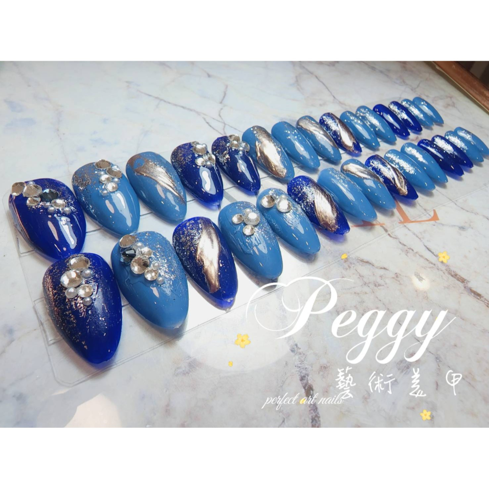 新品超質感穿戴甲甲片🌺直播專屬、婚紗婚禮專用🎀免測量多種尺吋替補-手工製作《現貨》#美甲甲片優惠款💰$249-細節圖3