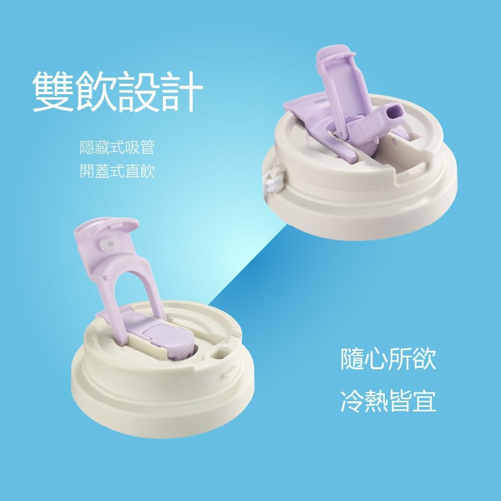 🔥Tritan🔥日式極簡手提雙飲環保杯 奶瓶材質 570ml 透明杯 隨行杯 吸管杯 咖啡杯 飲料杯 吸管杯 情侶杯-細節圖3