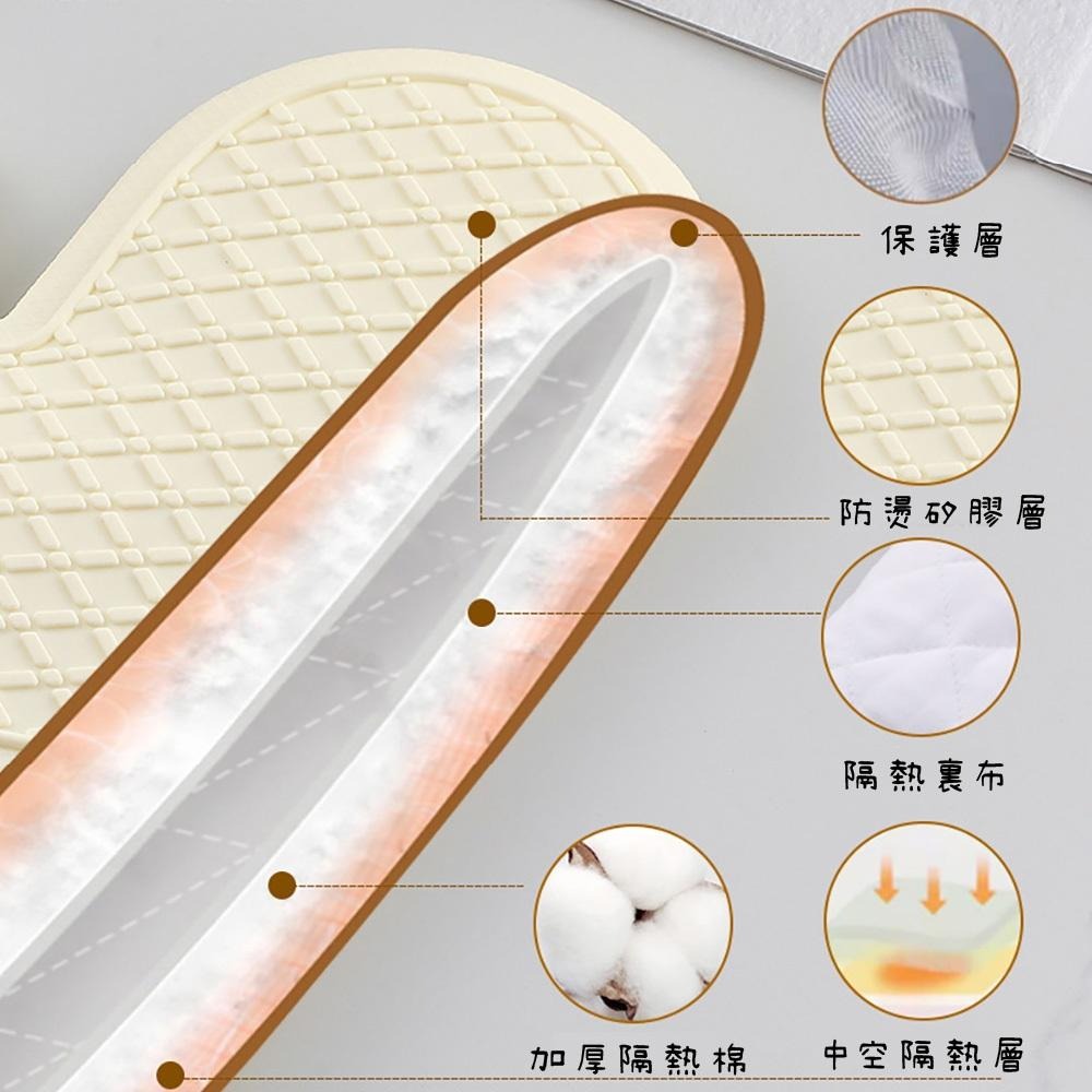 【廚房小幫手/現貨】加厚矽膠隔熱手套 防燙手套 烘焙手套 耐熱手套 烤箱手套 耐高溫手套 防熱手套 廚房手套隔熱-細節圖3