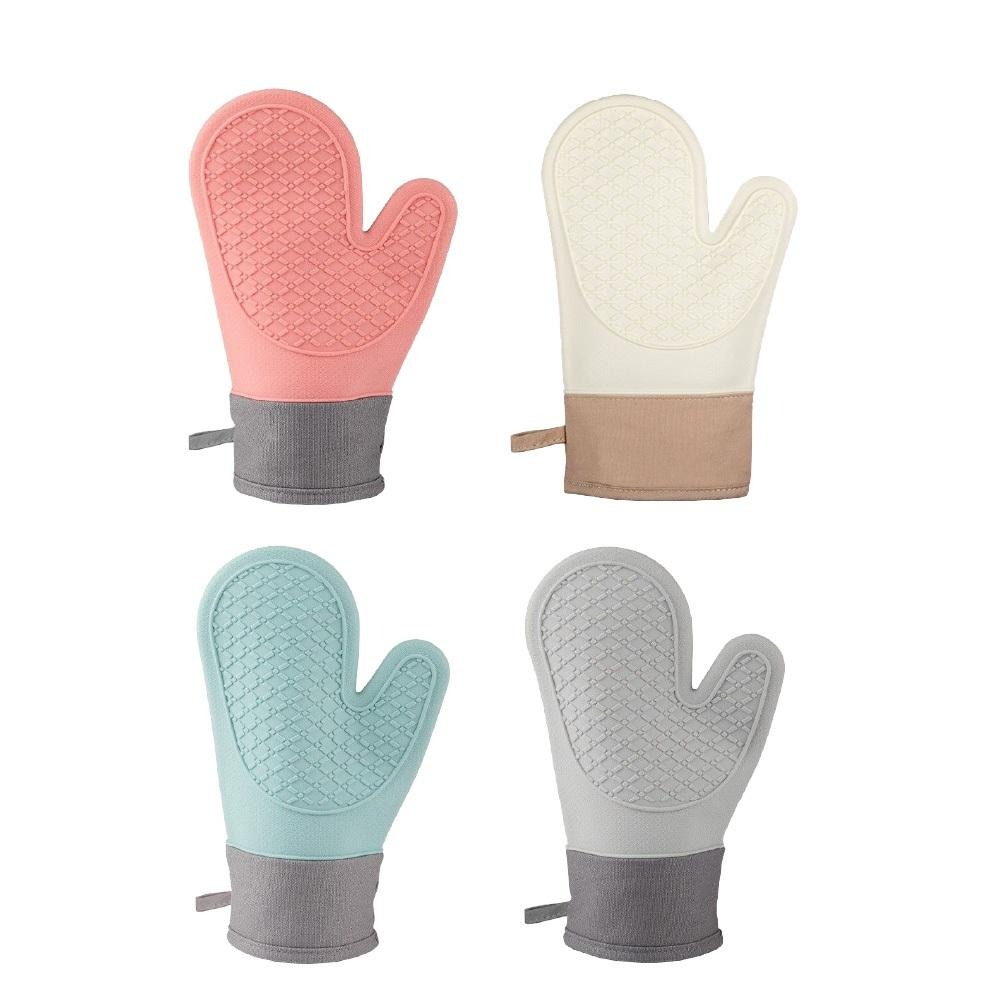 【廚房小幫手/現貨】加厚矽膠隔熱手套 防燙手套 烘焙手套 耐熱手套 烤箱手套 耐高溫手套 防熱手套 廚房手套隔熱-細節圖9