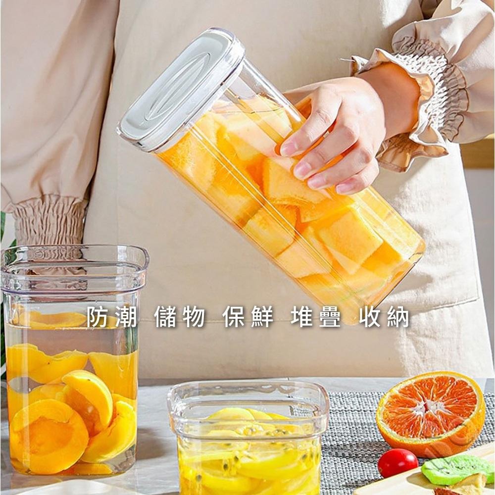 【保鮮系列】真空旋扣密封罐儲物罐 食品密封罐 保鮮盒 儲物罐 密封罐 密封保鮮罐 方形保鮮罐 零食罐  收納罐-細節圖3