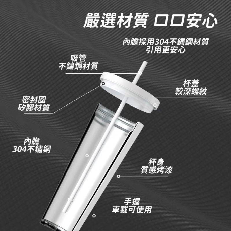 🔥搶便宜🔥750ml環保杯 304不鏽鋼保溫 不鏽鋼吸管 環保杯 飲料杯 保溫杯 手提杯 吸管杯 隨行杯-細節圖4
