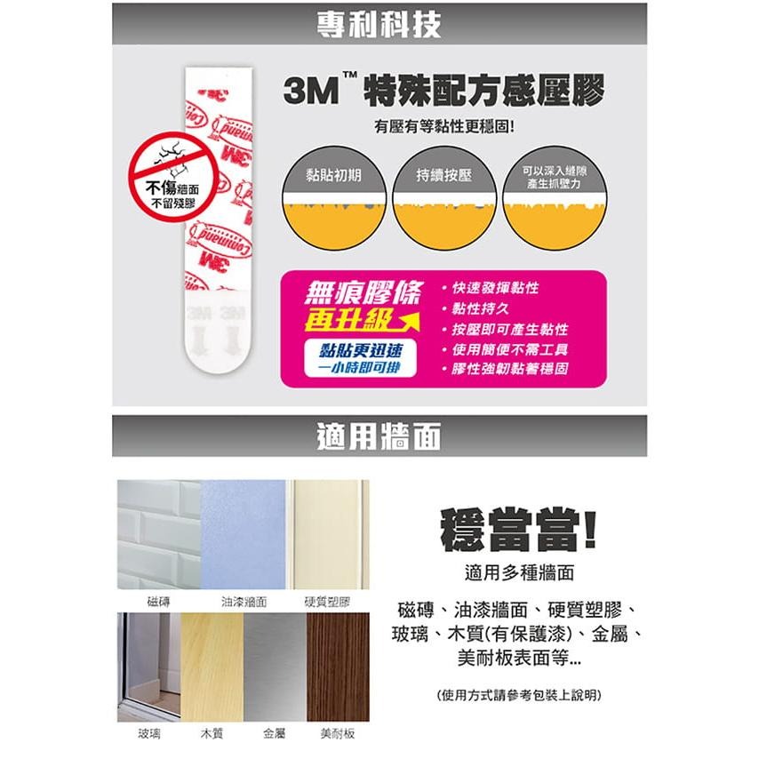 🔥搶3M🔥 3M 無痕 M37092 透明掛鉤-小型掛勾 免鑽掛勾 無痕掛勾 3M雙面膠 3M掛勾-細節圖3