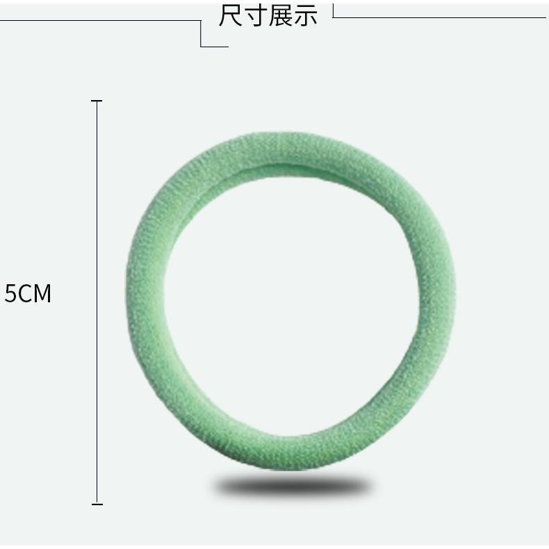 🔥現貨🔥韓系髮圈50入裝 髮束 綁馬尾 高彈力 髮帶 罐裝髮圈-細節圖4