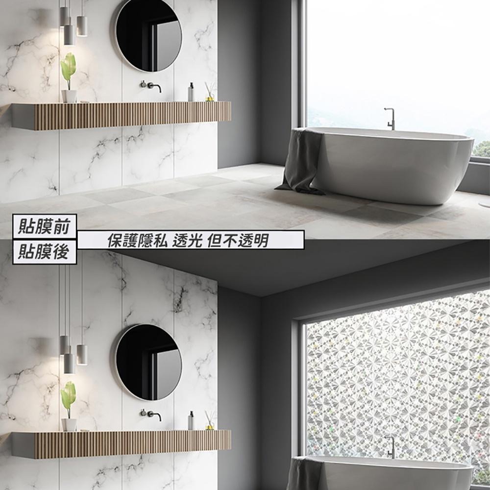 🔥可超商蝦店🔥靜電貼 玻璃貼 布置 防窺 霧面 無膠 落地窗 窗戶 磨砂 屏風 壁紙 窗貼 壁貼 浴室 反覆使用 遮陽-細節圖5