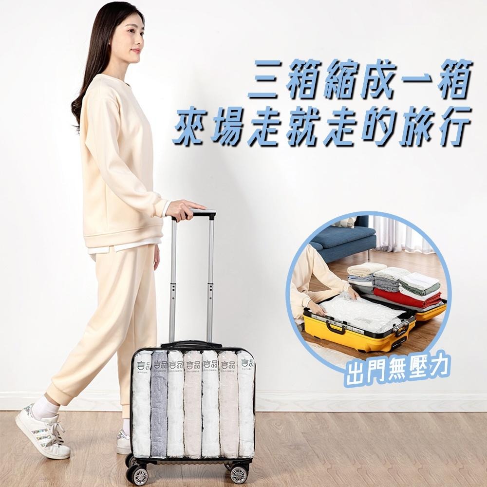 🔥搶收納🔥台灣現貨 可重覆使用 專利加厚款 言品 免抽氣按壓式真空壓縮袋 衣服棉被收納袋 壓縮袋-細節圖9