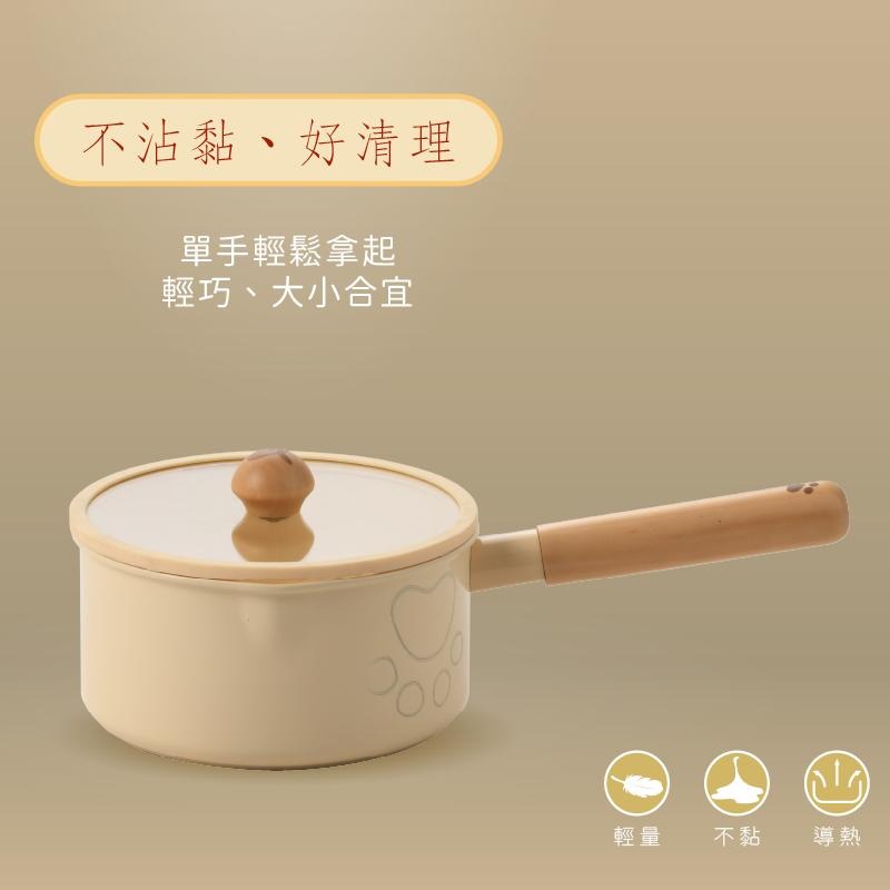 【現貨】陶瓷不粘鍋 不沾鍋 雪平鍋  陶瓷鍋 鍋子 湯鍋 炒鍋  煎鍋 牛奶鍋 平底鍋 鍋具組 奶鍋 泡麵鍋-細節圖2