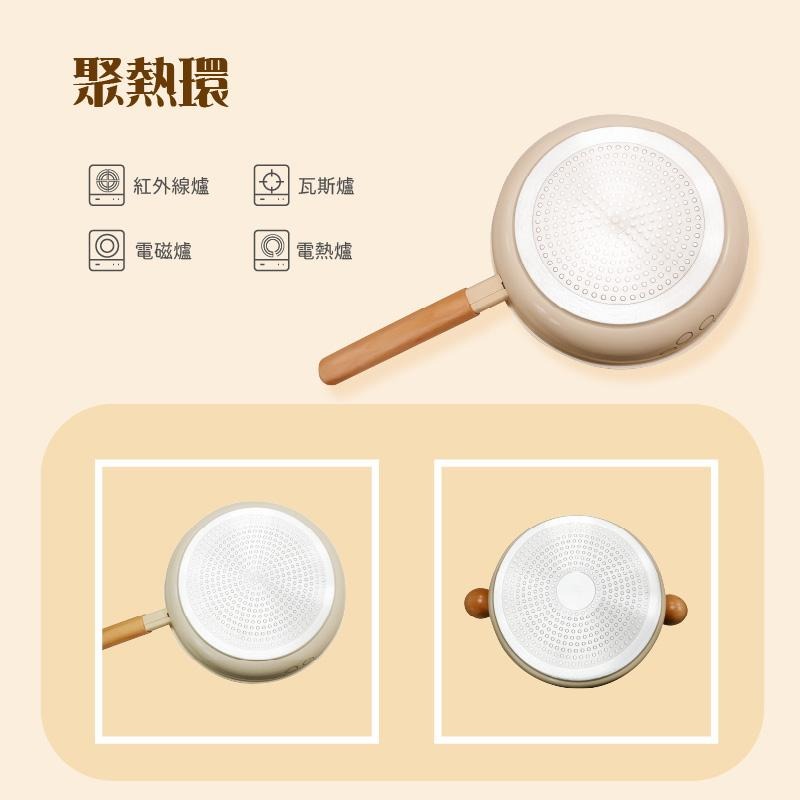 【現貨】陶瓷不粘鍋 不沾鍋 雪平鍋  陶瓷鍋 鍋子 湯鍋 炒鍋  煎鍋 牛奶鍋 平底鍋 鍋具組 奶鍋 泡麵鍋-細節圖6