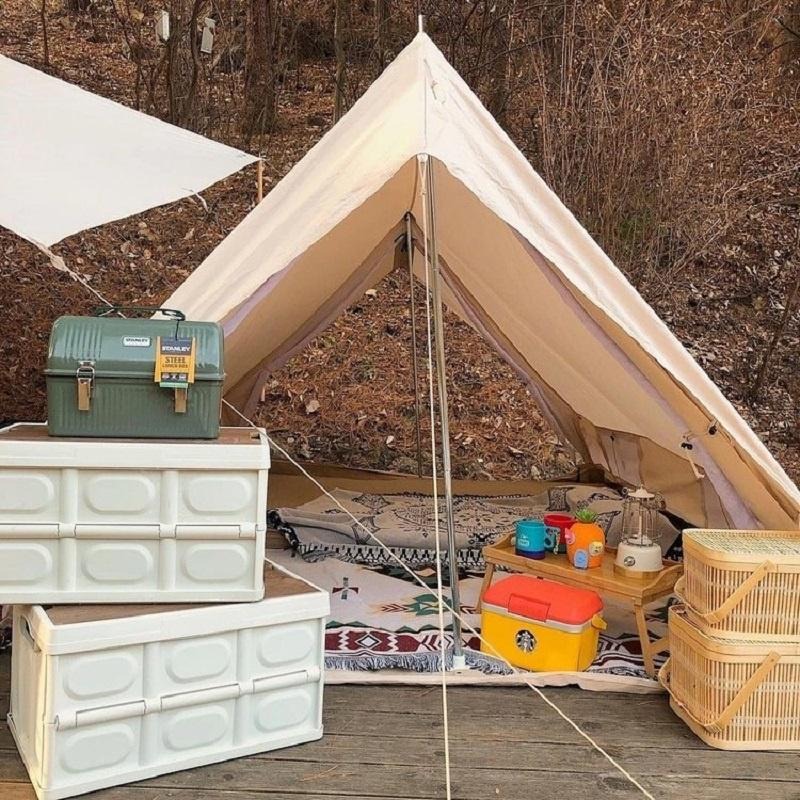 🔥搶收納🔥台灣現貨 快速出貨 露營家用木板摺疊箱 露營 收納 沾板 多功能 多用途 收納箱-細節圖7