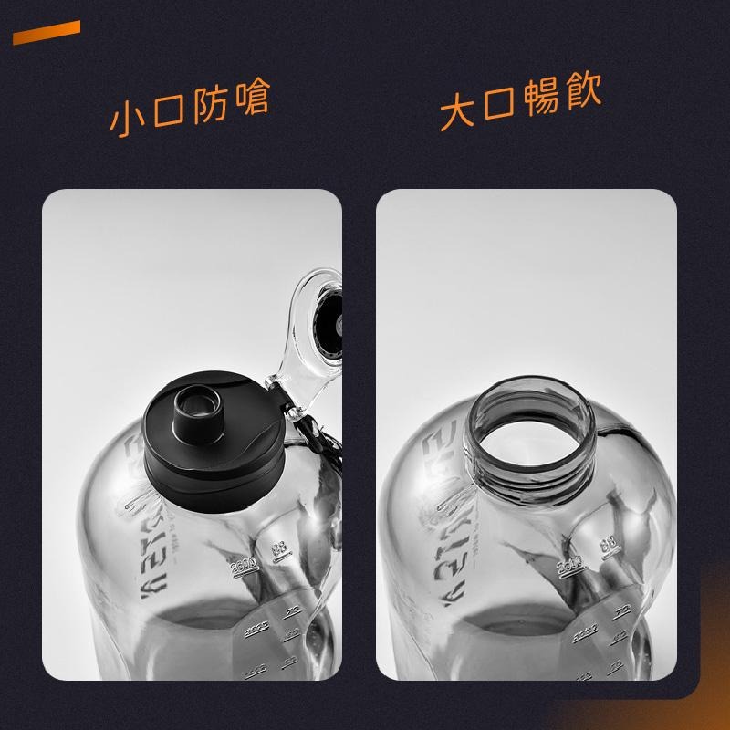 網紅噸噸桶 明星同款運動水壺 噸噸瓶 大容量 水瓶 冷水壺 健身 直飲 防摔耐高溫水壺 吸管水壺 戶外水壺 Tritan-細節圖5