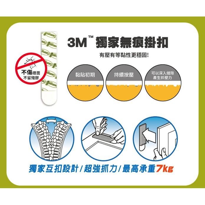 🔥搶3M🔥 無痕 M17165W 白色畫框掛扣-中型-免鑽掛勾 3M掛勾 3M系列-細節圖4