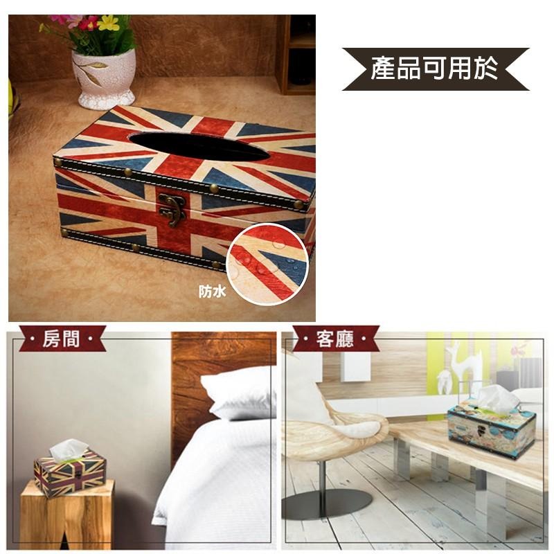 木質復古藝術版面紙盒 4款-細節圖3