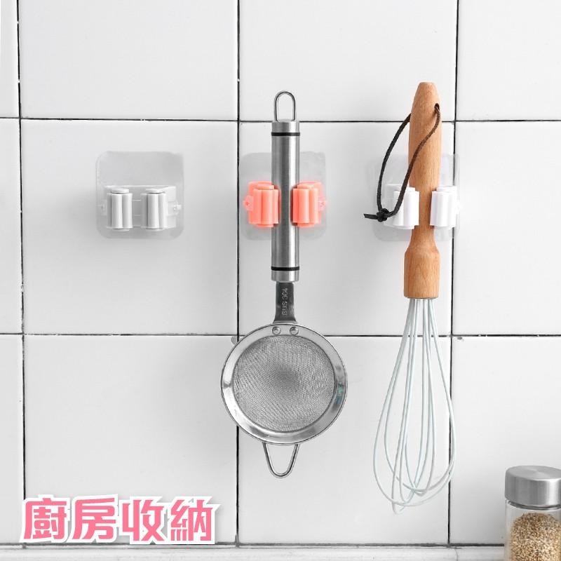 多功能無痕壁貼拖把掃把夾 5入-細節圖3