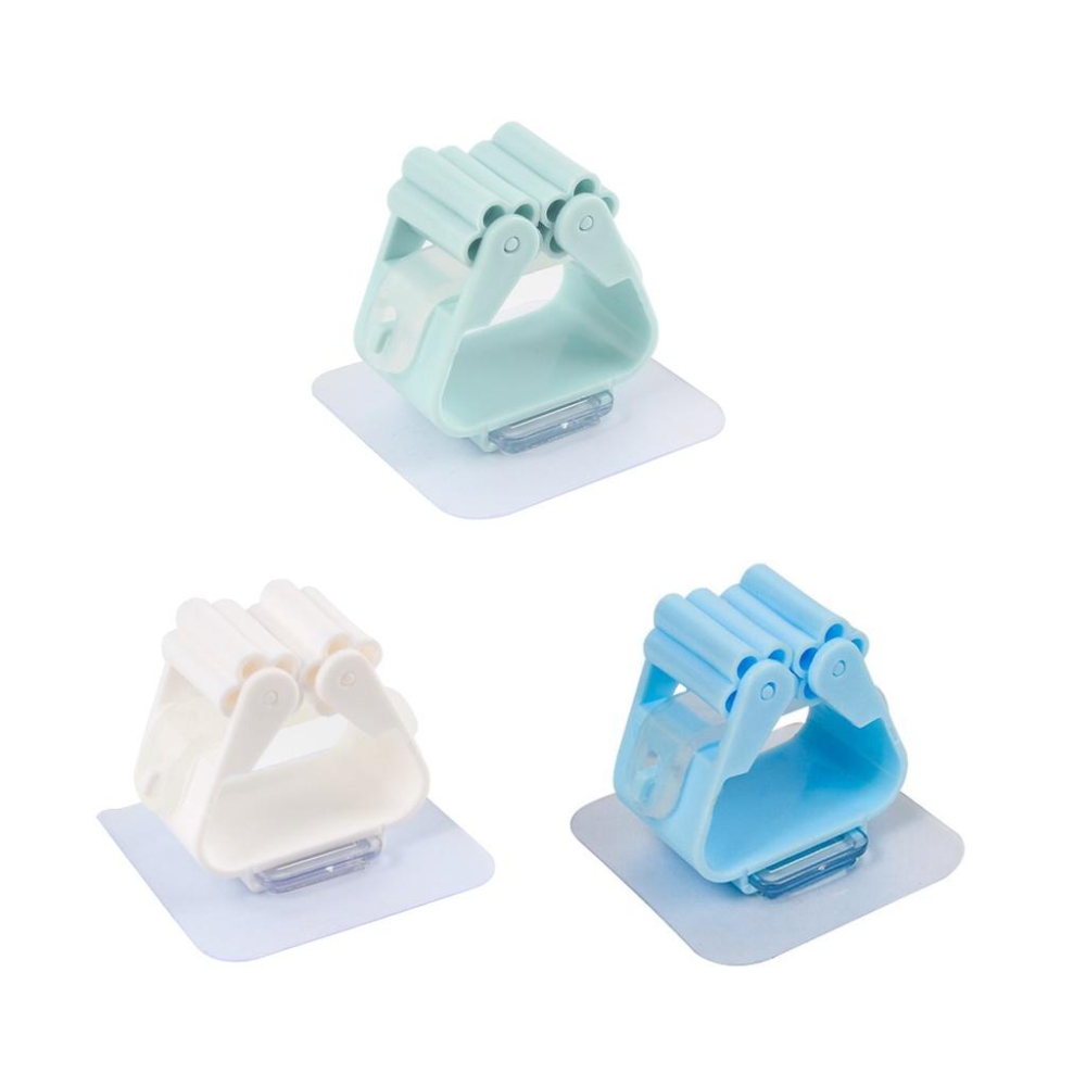 【搶到貨】多工能無痕壁貼拖把掃把夾1入 (隨機出貨)-細節圖9