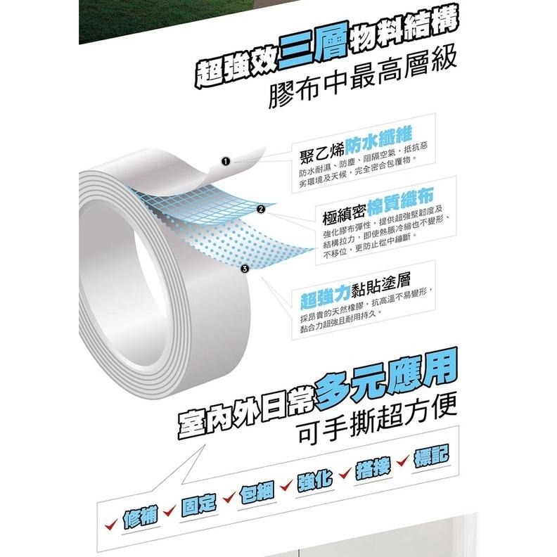🔥搶3M🔥 3M Scotch 超強大力膠布-48MMx9.14M-  大黑M131/大灰M130DC 雙面膠 強力-細節圖2