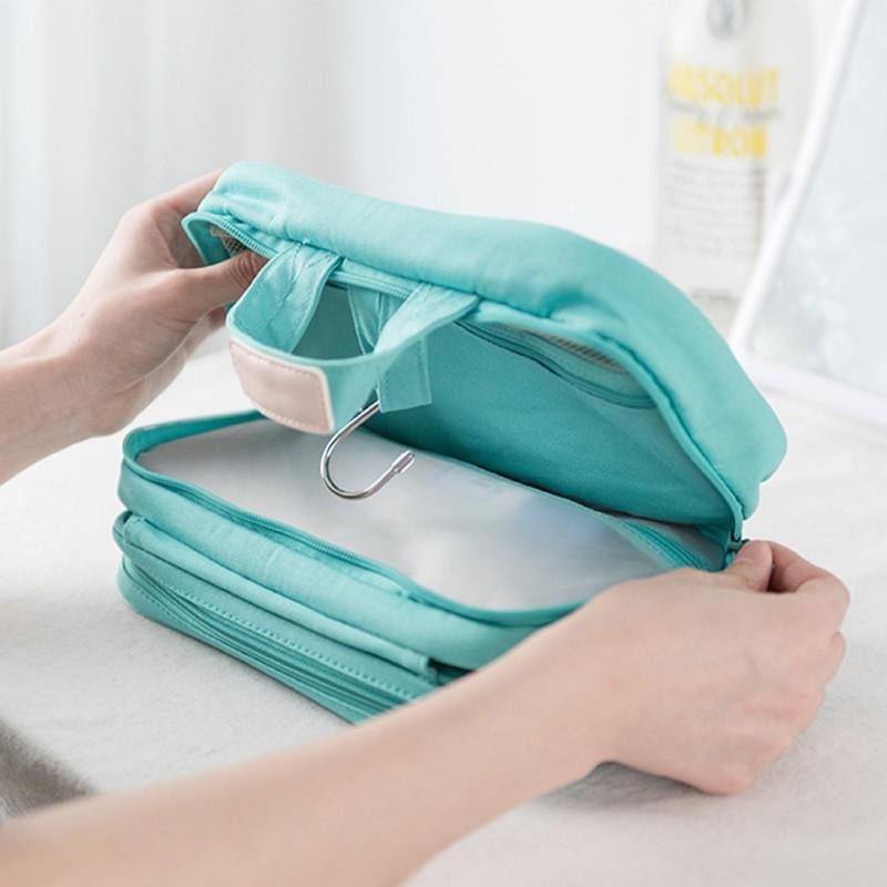 🔥破盤超低，虧本出清🔥數量有限🔥免運旅行必備 旅行收納 超大容量 防水旅遊 洗漱包 防水收納 折疊包 旅行-細節圖9