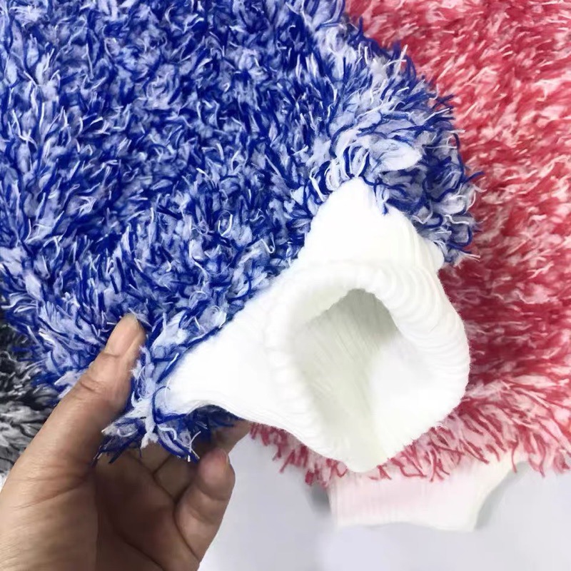 ⚡️Han洗車天堂⚡️纖維洗車手套 洗車手套 羊毛手套 美光洗車手套 超細纖維洗車手套 羊毛洗車 汽車美容 洗車用具-細節圖3